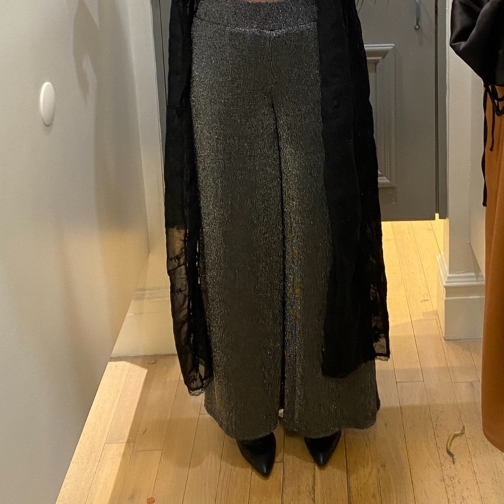 Glitter Palazzo Pants